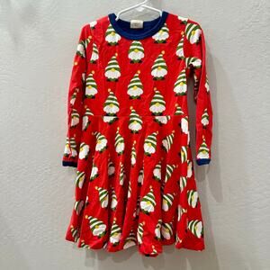 Maxomorra Swedish Santas Long Sleeve Dress
